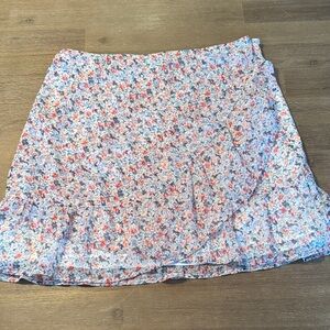 Abercrombie & Fitch Multicolor Floral Mini Skirt